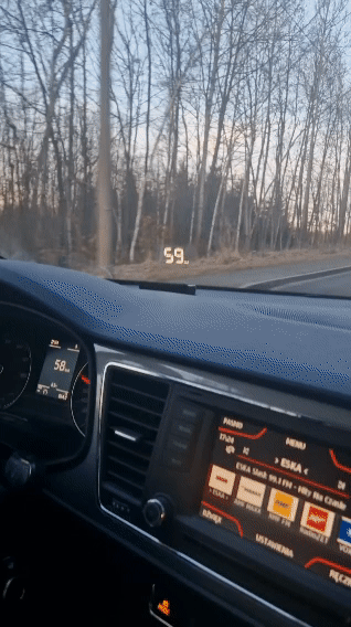 DriveHUD Elite - Samochodowy Wyświetlacz Przezierny HUD